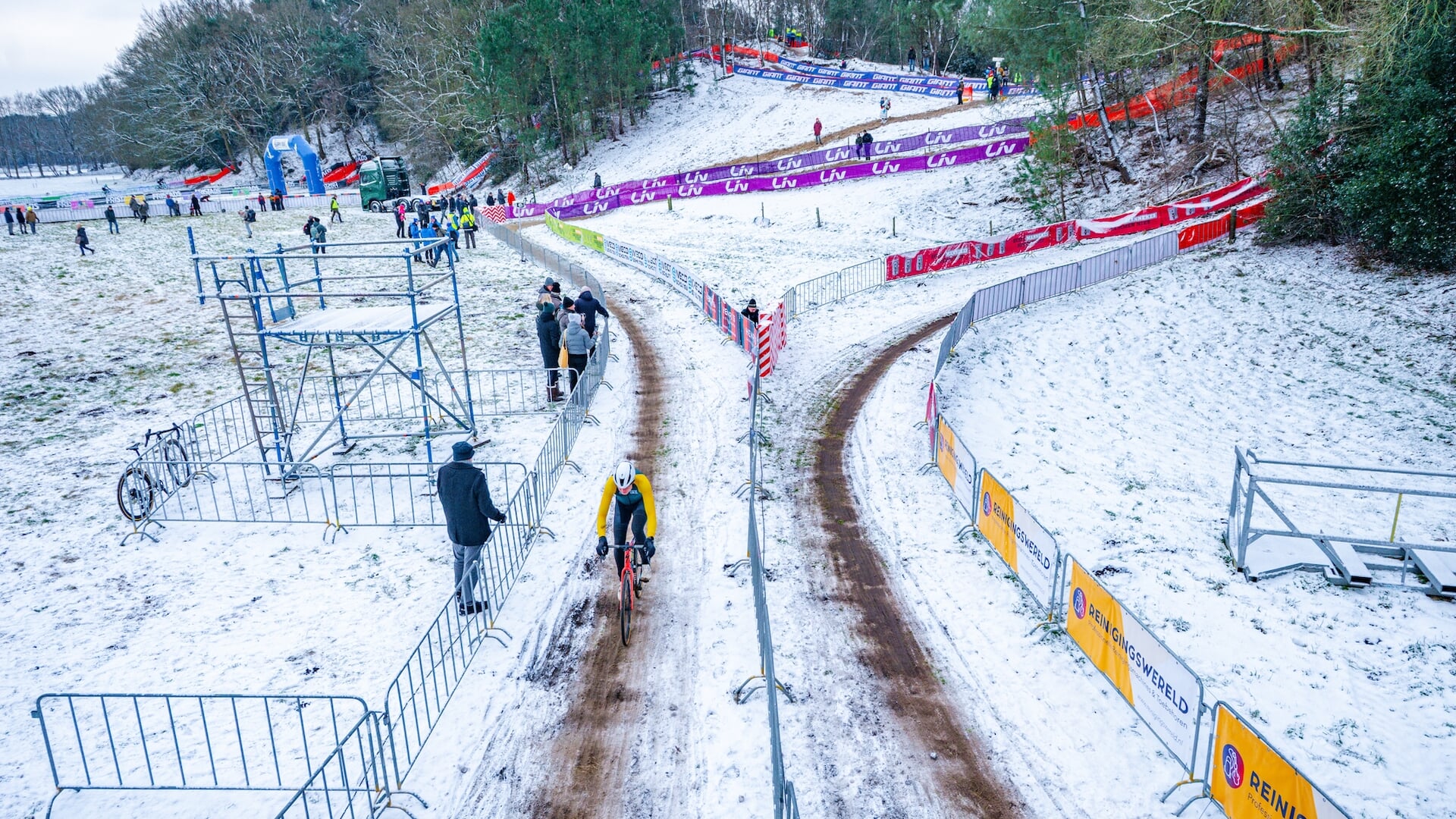Groenewoud op het NK Veldrijden Huijbergen